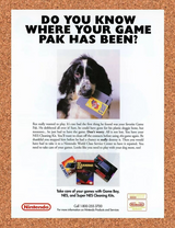 NES Cleaning Kit Mario 3 Original 1994 Ad Authentic Nintendo Game Promo