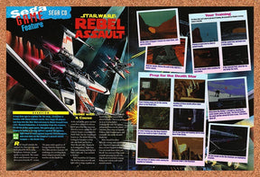 1994 Star Wars Rebel Assault Sega CD Original Advertisement / Retro Promo vr2