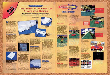 1995 PS1 Japanese Release Original Advertisement / Retro Wall Art v3