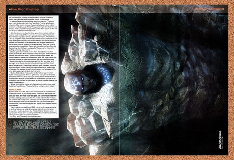Dragon Age PC Original 2006 Vintage Ad - War Golem Video Game Review Promo