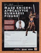 Mage Knight Apocalypse PC Original 2006 Ad Authentic Figures Video Game Promo