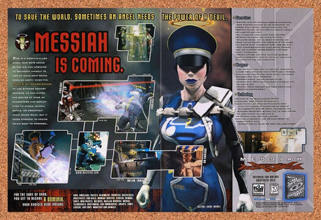 1999 Messiah PC Original Advertisement / Retro Wall Art v3