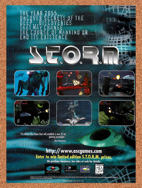 1996 S.T.O.R.M. PC Original Advertisement / Retro Promo v2