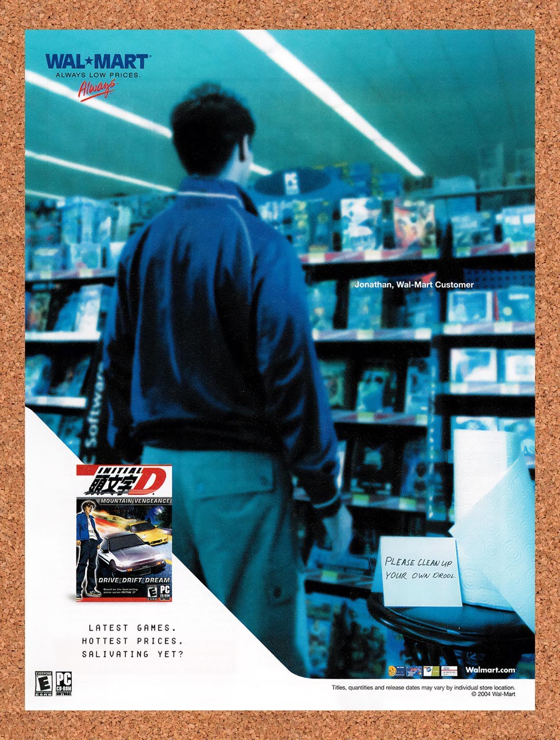 2004 Initial D Mountain Vengeance Wal-Mart Original Advertisement / Promo v1