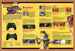 Marvel vs Capcom 2 PS2 Original 2003 Vintage Ad - Video Game Review Promo