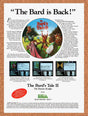 1987 Bards Tale 2 The Destiny Knight Apple II Original Ad / Retro Wall Art v1