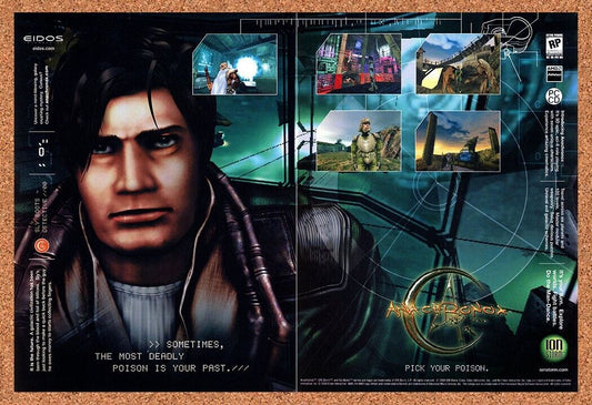 AnaChronox PC Original 2000 Print Ad Authentic Square Enix Video Game Promo