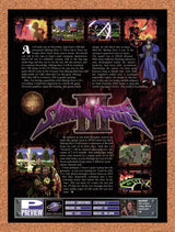 1998 Shining Force III Saturn Original Advertisement / Retro Promo vr1