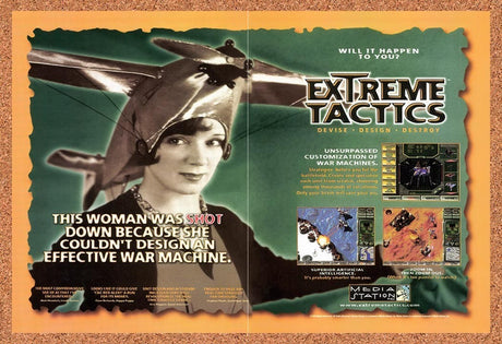1998 Extreme Tactics PC Original Advertisement / Retro Promo v2