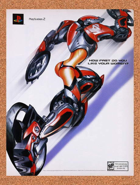 2001 Kinetica PS2 Original Advertisement / Retro Wall Art v1