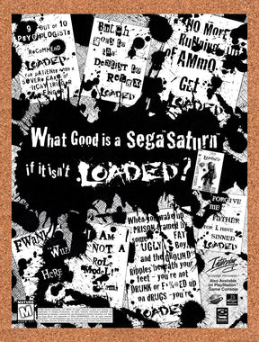 1996 Loaded Saturn Original Advertisement / Retro Promo v2