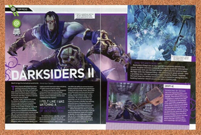 Darksiders 2 PS3 II Original 2014 Ad Authentic PlayStation Video Game Promo