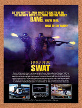 1995 Police Quest Swat PC Original Advertisement / Retro Promo v1