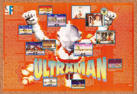 1992 Ultraman Towards The Future SNES Original Advertisement / Retro Promo vr1