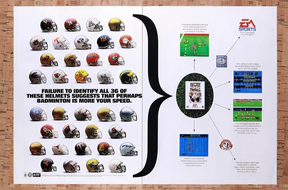 1995 College Football 95 Genesis Original Advertisement / Retro Wall Art v1