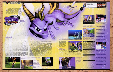 1999 Spyro Riptos Rage PS1 Review Original Advertisement / Retro Wall Art v2