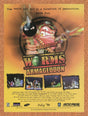 Worms Armageddon Original 2001 Ad Authentic Micro Prose Video Game Promo