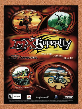 2002 MX SuperFly PS2 Original Advertisement / Retro Promo v1
