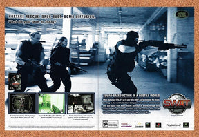 2003 Swat Global Strike Team Xbox Original Advertisement / Retro Promo v1
