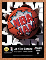 1994 NBA Jam Genesis Original Advertisement / Retro Promo v4