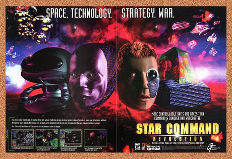 Star Command Revolution PC Original 1999 Ad Print Authentic Video Game Promo