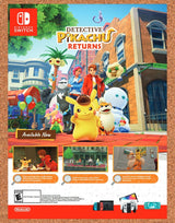 Detective Pikachu Returns Switch Original 2023 Ad - Pokemon Video Game Promo