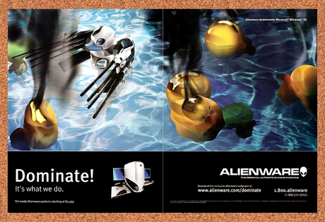 2005 Alienware The Original Gaming Systems Original Advertisement / Promo v3