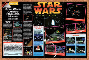 1995 Star Wars Arcade 32x Original Advertisement / Retro Wall Art v1