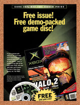 2004 Microsoft Xbox Magazine Halo 2 Original Advertisement / Retro Promo v9