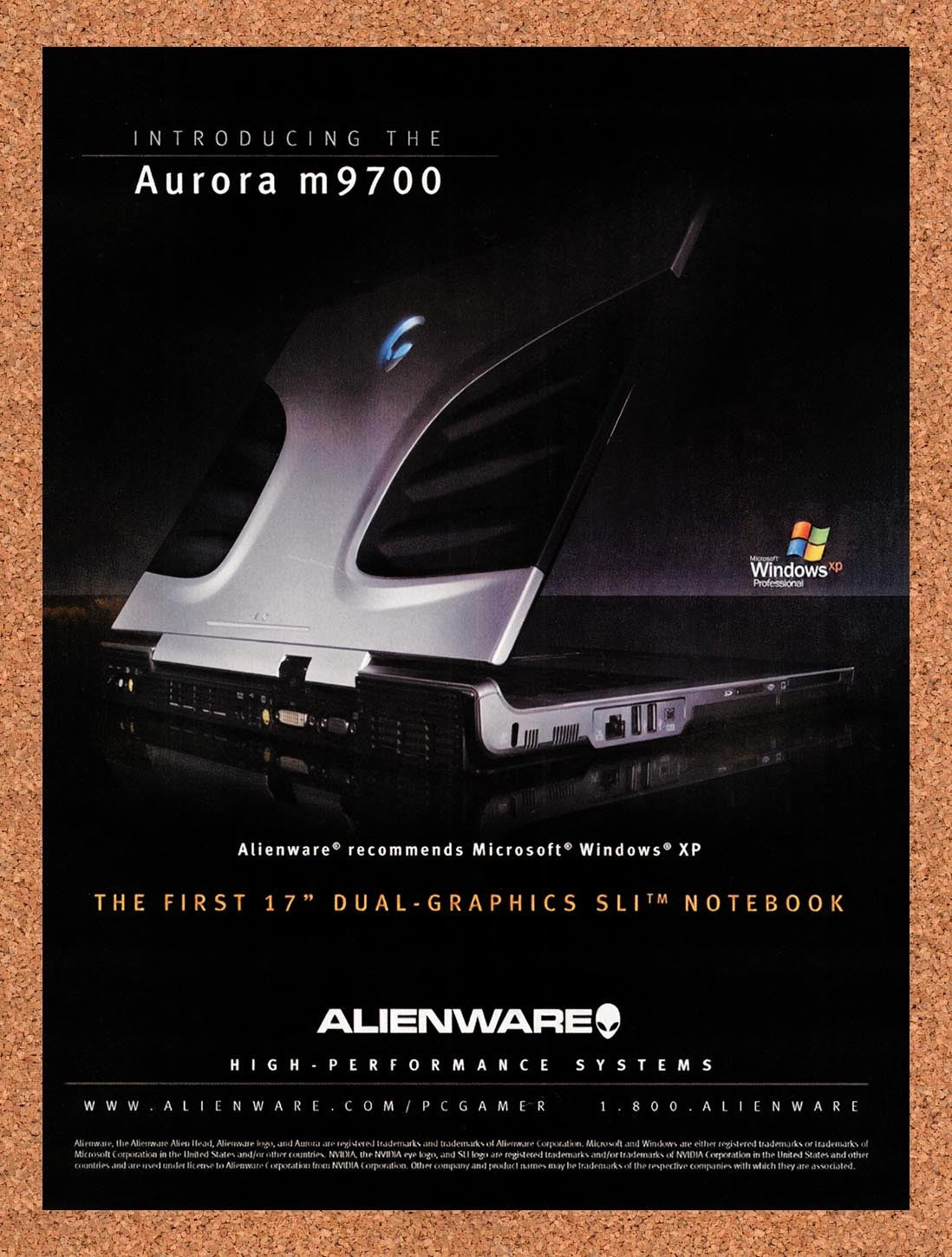2006 Alienware High-Performance Aurora m9700 Original Advertisement / Promo v6