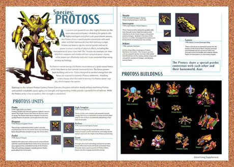1997 StarCraft Protoss Overview Original Advertisement / Retro Promo vr4