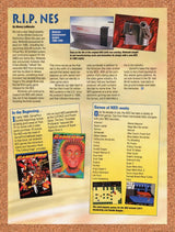 1995 NES RIP NES 1986-1996 Retrospective Original Ad / Retro Wall Art v3