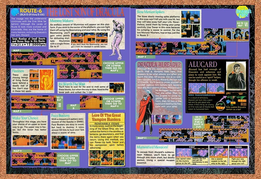 1990 Castlevania III Dracula's Curse Lost Son Of Dracula Original Ad / Promo v37