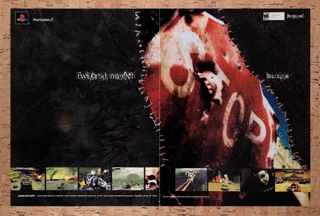 1999 Twisted Metal 4 PS1 Original Advertisement / Retro Wall Art v1