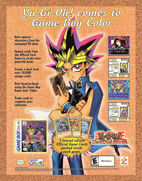 Yu-Gi-Oh PS2 Original 2002 Print Ad Authentic Konami Anime Video Game Promo