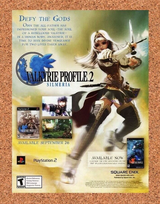 Valkyrie Profile 2 PS2 Original 2007 Ad Authentic Square Enix Game Promo