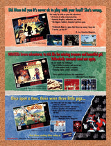 1996 Blockbuster Game Rentals SNES Original Advertisement / Retro Promo v7