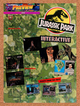 1994 Jurassic Park Interactive 3DO Original Advertisement / Retro Promo vr1
