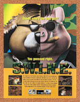 SWINE PC Original 2003 Ad Authentic Humorous RTS Strategy Video Game Promo