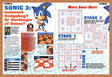 1994 Sonic 3 Genesis Original Advertisement / Retro Wall Art v3