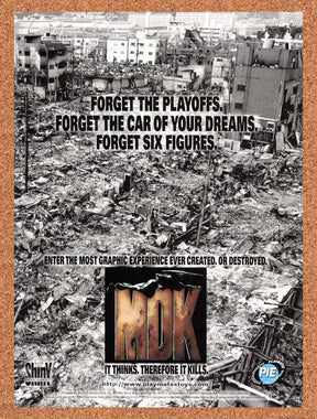 1997 MDK PC Original Advertisement / Retro Promo v7