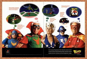1998 Blasto PS1 Original Advertisement / Retro Promo v1