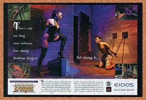 Deathtrap Dungeon PS1 PC Original 1999 Authentic Eidos Video Game Promo