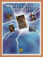 1995 Street Fighter Movie Upper Deck Trading Cards Original Ad / Wall Art v5