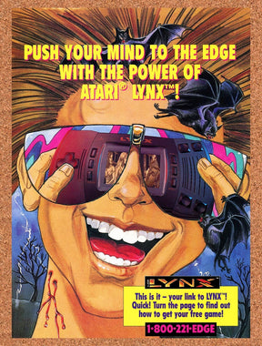 1993 Atari Lynx Console Original Advertisement / Retro Promo v4