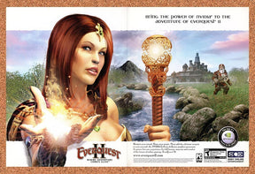 2004 EverQuest II nVidia Original Advertisement / Retro Promo v7