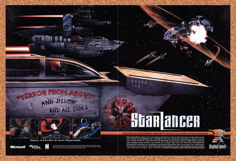 Starlancer PC Original 2000 Print Ad Authentic Microsoft Video Game Promo