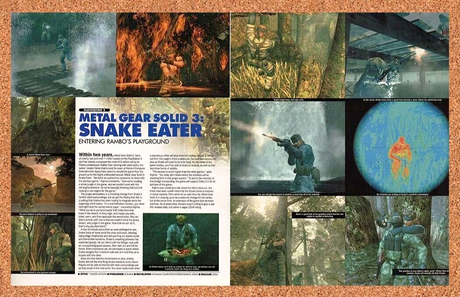 Metal Gear Solid 3 Snake Eater PS2 Original 2005 Ad Authentic Video Game Promo