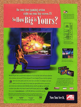 1997 ATI Xpert 3D Play Cards Original Advertisement / Retro Promo v4