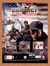 2006 Conflict Global Terror PC Original Advertisement / Retro Promo v1